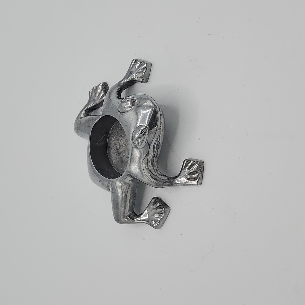 Vintage Smiling Frog Votive Candle Holder